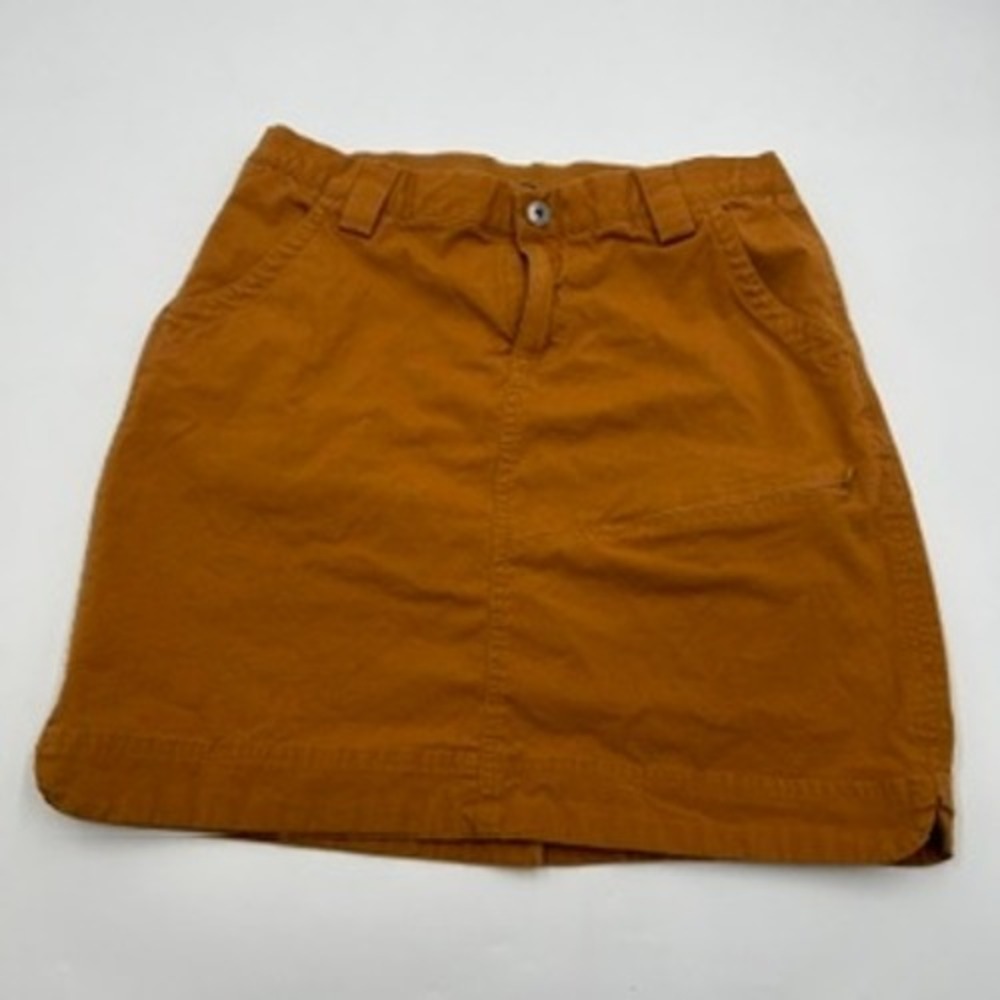 Duluth Trading Co Women Brown Utility Skort Size 6 Cotton Spandex Active Hiking
